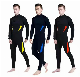 3mm Neoprene Full Body UV Protection One Piece Long Sleeves Scuba Diving Suits Back Zipper Swimsuit for Scuba Diving Surf Snorkeling Swimming