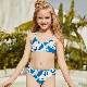 Little Kid Girl Swimsuits Tie Dye Swimwear, Straps Bikini Kids Girl Bathing Suit Two Piece Swimming Suit