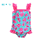  Toddler Girls Summer Swimwear Children Custom Blue Polyester Suit Product