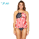  Women′ S Bikini Set Swimsuits Sexy Halter Bandage Swimwear Strappy Beach Party Bathing Suits