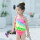  Baby Girls Swimwear 2022 Summer Girl Swimsuit Ruffle Children Bathing Suits Kids Beachwear