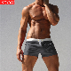 Sublimation Dark Gray Casual Plain Men Swimming Shorts with Pockets