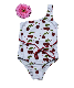  New Cute Comfortable Swimsuit Kids Girls Children One-Piece Bikini Swimwear