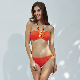 New Red Gathering Steel Support Swimsuit manufacturer