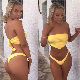 2019 Custom Dropshipping Hot Sale Sexy Fashion Sport Bikini Swimsuit manufacturer