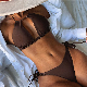  SJ-BFD1072 Wholesale 2022 Custom Design Women Swimsuit Solid Push Up Sexy Ladies Triangle Bikini Beachwear