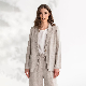  Ladies Natural Cotton Linen Casual Formal for Women Suits Tops
