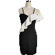 Fancy Ladies Ruffled Dress Clothing Women Girl Woven Fashion Clothes Dress with Back Zipper