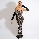  Sleeveless Glitter Evening Dress Mesh Flash Long Dress Sexy Women Dress