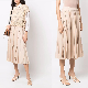  Lady MIDI Skirt High Quality Clothing Factory OEM Factory Wholesale Women Pleat Skirt
