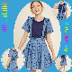  OEM Children Fashion Wholesale Custom Cotton Baby Pleated Skirt Top Design Children Baby Summer Kids Girls′ Skirts for Kids Girls with Ruffle Straps