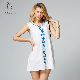 Custom Casual Mini Short Summer Beach Embroider Dress
