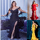  Factory China OEM Top Quality New Design Hot Selling off Shoulder Formal Prom Long Dress