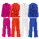  Fashion Casual Suit Dress Collar Suit Jacket High-Waisted Slacks Professional Office Suit