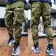 Trendy Loose Multi Pocket Casual Pants Overalls Men′s Trousers