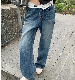  Leisure Style Pants Jeans Straight Leg Jeans