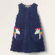  Little Baby Children Girl Princess Summer Long Sleeves Embroidery Vest Dress for Kid Girls