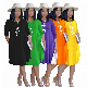  Womens Summer Dress Skirt Amazon Independent Station European American Casual Printed T Shirt