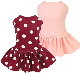  Wholesale Luxury Adjustable Cotton Dog Dress Puppy Vest Dress for Small Dogs Girl