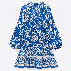  Ladies Fashion Woven Printed Dress Clothes Girl Women Rayon Beach Dress