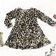  Wholesale Girls Clothes Long Sleeve Baby Leopard Dress Size 2-7years