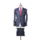  Custom Made Latest Pant Coat 2 Pieces Printed Single Breasted Suits Set for Man Daily Suit