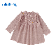 Beautiful Flower Design Princess Dress Style Baby Knittde Dress