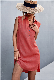  Skylark Wholesale Casual Loose Plus Size Vacation One-Piece Collar Dress
