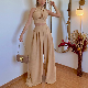  SJ-N25002 fashion Women hanging neck trousers set