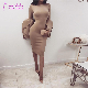 New Design Beautiful Wholesale Tulip Mocha Dress manufacturer