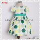  Paisley Organza Polkadot Dress for Party Girl Dress for Kid Clothes