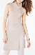 Women′s Fashion 100% Cashmere Wool Seamless Knitted Turtleneck Long Winter Dress