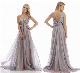  Silk Chiffon Mother of The Bride Dress Long Lace Prom Evening Dresses Z5067