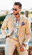  2023 The Newest Suit Men′ S Three Piece Suit Korean Casual Plaid Suit Best Man Banquet Wedding Dress