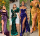  Long Sleeves Evening Dresses Velvet Beaded Party Prom Gowns H2401