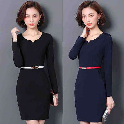 OEM Ladies Formal Work Clothes Suit Ol Professional Dress Belt