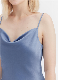  Neck Women Silk Night Dress Luxury 100% Pure Silk Slip Dress