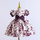  Wholesale Baby Puff Sleeve Clothes Girls Party Garment Ball Gown Flower Dress Princess