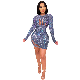  L284724 New Arrivals Fashion Women Ripped Sexy Dress