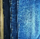  Warp Slub Stretch Denim Fabric with Cotton Hemp Span for Jeans Garment