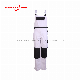 White Black Mens Work Bib Trouser with Buckles