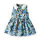 Digital Print Multicolour Floral Dress for Young Girls Children Clothes Baby Girls Dress Sweet Cute Baby Girls Dress Children Fashion Wear Kids Clothes Low MOQ