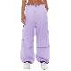  Custom Logo 100% Polyester Loose Pants Trousers Outdoor Cargo Parachute Pants
