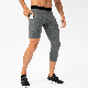  Men′s Tight One-Leg Fitness Pants Pocket Short and Short Foot Basketball Training Leggings Quick Dry Cropped Tracksuit Pants