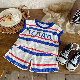 Children′s Clothing Boys Summer Vest Suit 2023 New Children′s Sleeveless Clothes Baby Boy Summer Striped Two-Piece Set