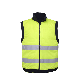 Double Side Reflective High Visibility Plus Size Mens Vest/Waistcoat