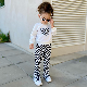  Kids Ins Style 2022 Girls Casual Sports Long Sleeve Love Sweatshirt Set