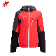  Asiapo China Factory Women′s Waterproof Ski Jacket Warm Winter Snow Coat Mountain Windbreaker Reflective Piping Hooded Raincoat