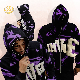 Custom Full Zip Hoodie Foam Print Hoodie manufacturer