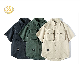Custom Fat Kangaroo Pocket Work Button Shirt